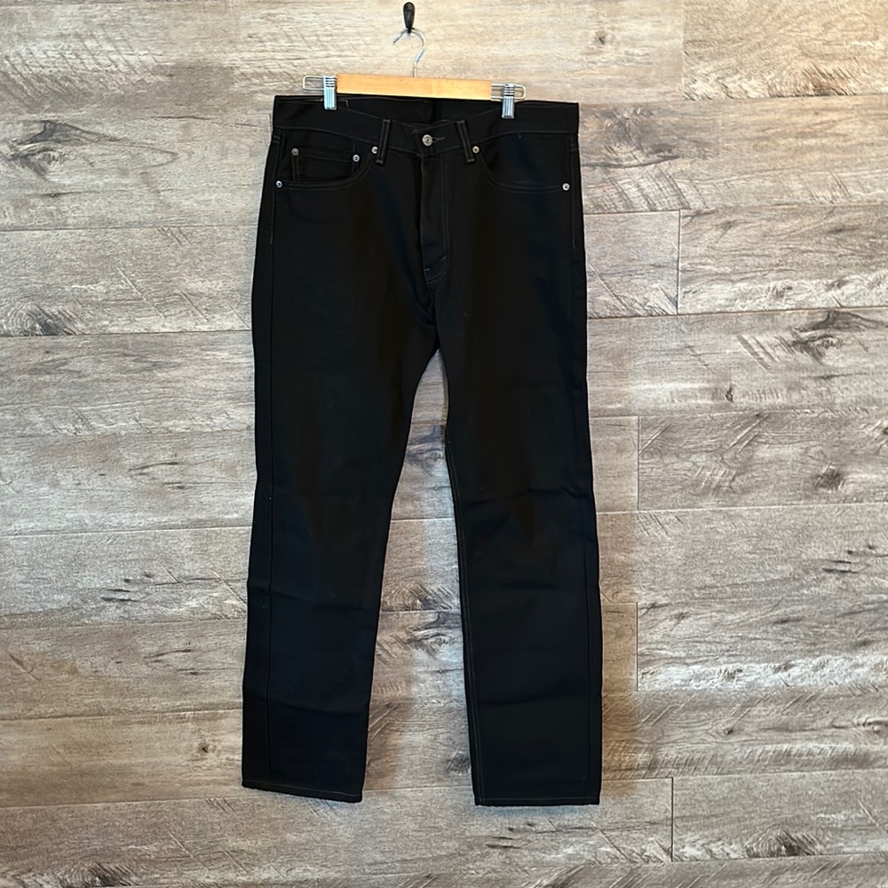 Levi’s 505™ REGULAR FIT MEN'S JEANS Black Non-stretch 36X34